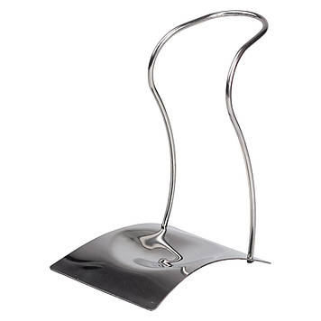 Підставка под половник лопаточку или ложку 12×10.5×17 см из нержавеющей стали Серебро HP-19-15-Y