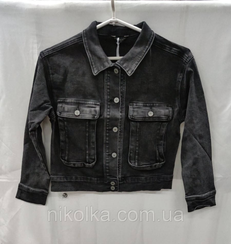 Куртка джинсова жіноча оптом, S-2XL рр., арт. Si-GY912e