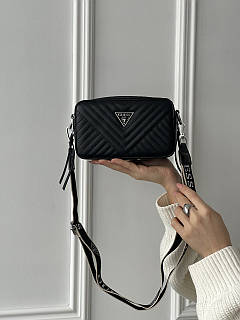 Сумка жіноча Guess кросс-боді міні 4G стегана чорний