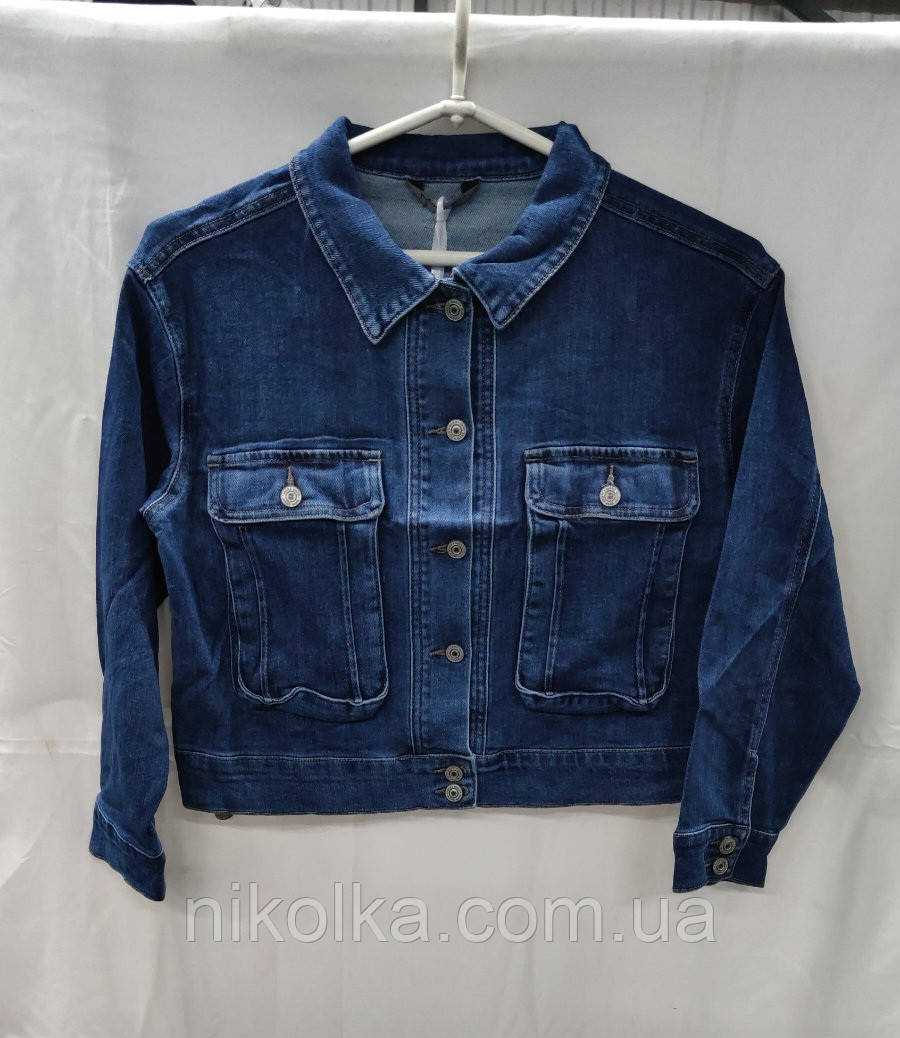 Куртка джинсова жіноча оптом, S-2XL рр., арт. Si-GY912b