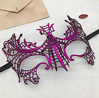 Венеціанська маска маскарадна one size рожевий