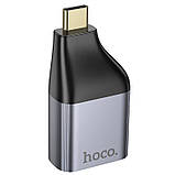 Адаптер Hoco UA34 з Type-C на VGA, сірий, фото 5