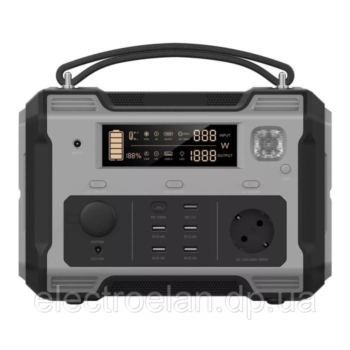 Зарядна станція Fossibot/EcoPlay N036 потужністю 500 W