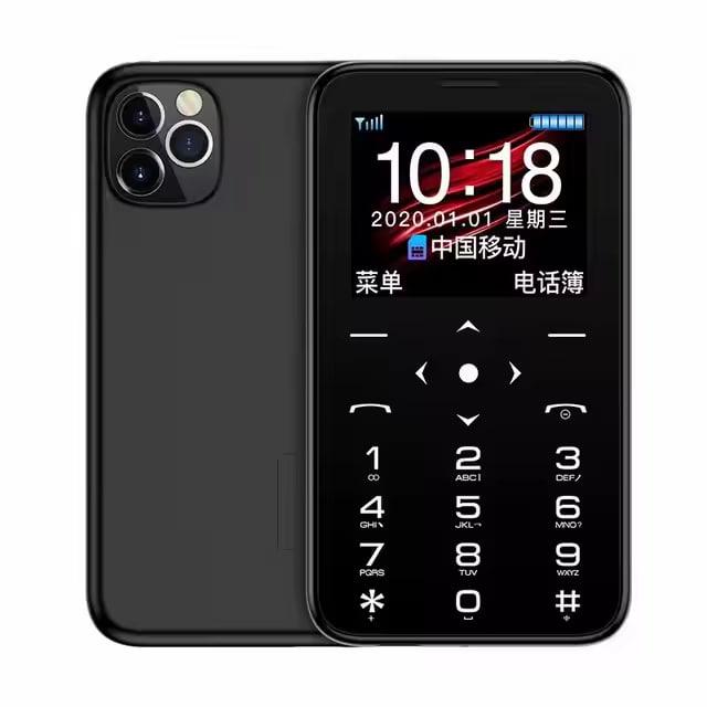 Мікро Мобільний телефон-кредитна картка кардфон GTStar Soyes 7S Plus (Чорний)