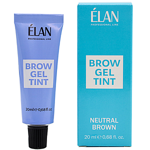 Гель-фарба для брів ELAN Neutral Brown, 20 мл