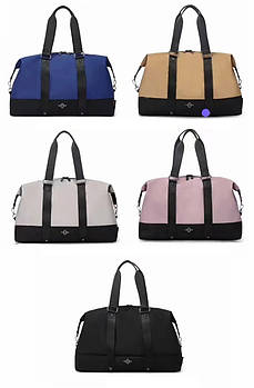 Сумка спортивна дорожня 50*35 см на блискавці з довгим ремінцем в різних кольорах Zhenya