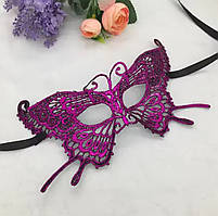 Маскарадна маска для обличчя one size рожевий