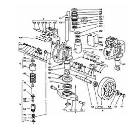 Запчастин на гідровузел рохлі Giant-Move HPTX