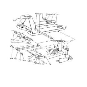 Запчастини на раму рохлі Giant-Move HPTX