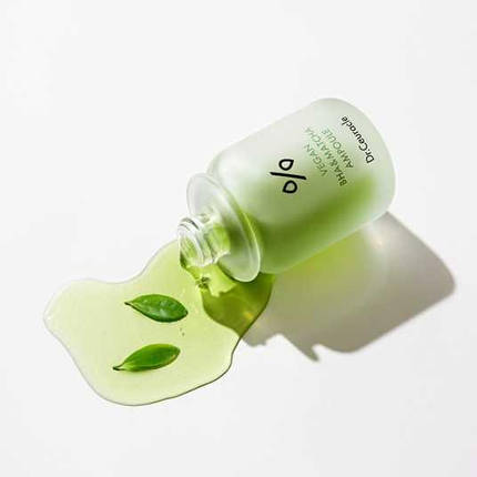 Ампульна сироватка з BHA кислотою та екстрактом Матчa Dr.Ceuracle Vegan BHA&Matcha Ampoule, 30 мл, фото 3