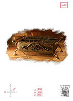 Мангал кований топанчик сталевий - ручна робота