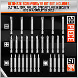 Набір біт для викрутки та шуруповерта 208шт sdy-94272, фото 3