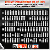 Набір біт для викрутки та шуруповерта 208шт sdy-94272, фото 2