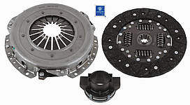 Зчеплення Газель,Волга дв.406,4215 (диск натискний+вiдомий+муфта вимкн.) (SACHS) 3000 951 644