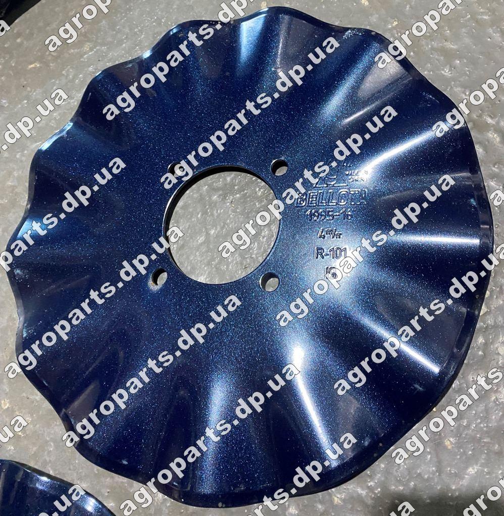 Диск фрезb 1995-16 R101 Bellota АНАЛОГ gd9254 (16") 13хвиль култер DISK COLTER