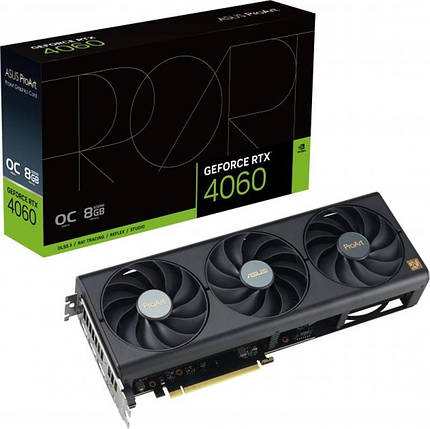 Відеокарта GF RTX 4060 8GB GDDR6 ProArt OC Asus (PROART-RTX4060-O8G), фото 1