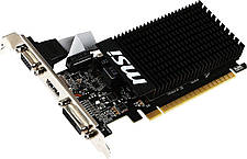 Відеокарта GF GT 710 2GB GDDR3 MSI (GT 710 2GD3H LP), фото 3