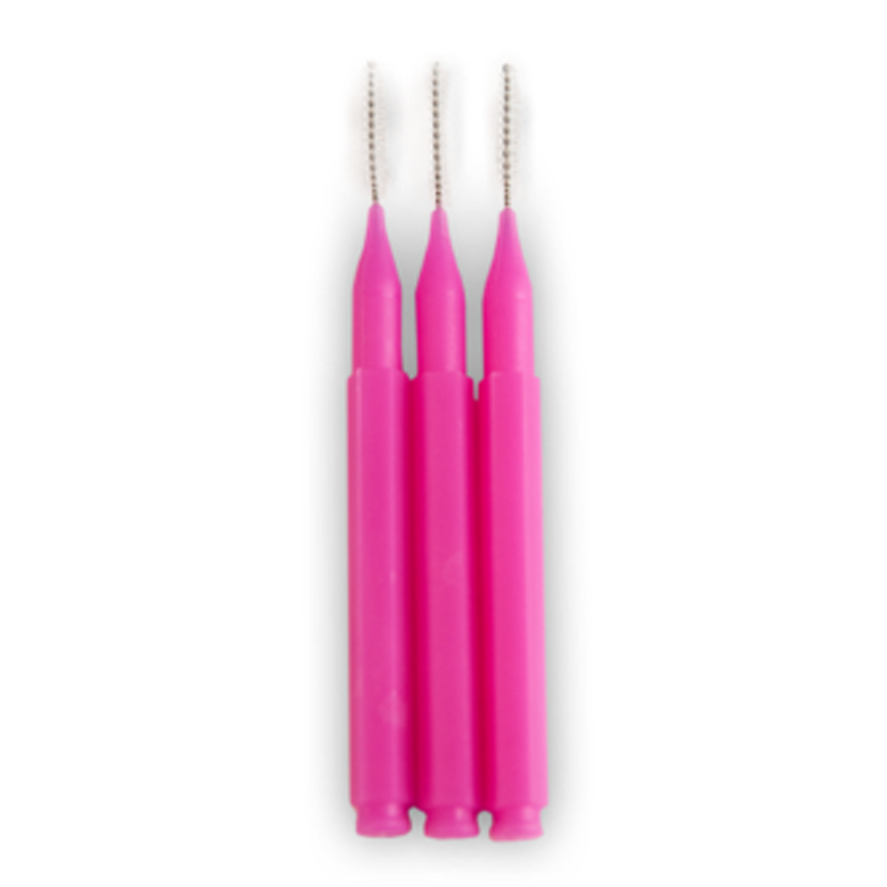 Щітки міні браші для вій і брів ELAN Baby Brush, 10 шт. рожеві