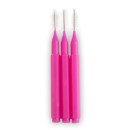 Щітки міні браші для вій і брів ELAN Baby Brush, 10 шт. рожеві, фото 1