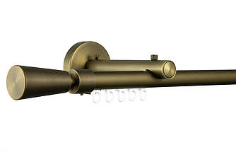 Zegar Карниз для штор однорядний Техно 20 Антик імпресійний, Трапеція