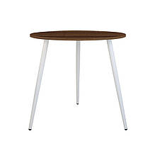 Стіл обідній Modern lite 3L white дсп h18 горіх тіеполо d700 мм (Новий Стиль ТМ)