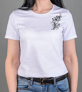 Футболка жіноча Rose 2582ж (Уп.4шт M-XXL), Білий