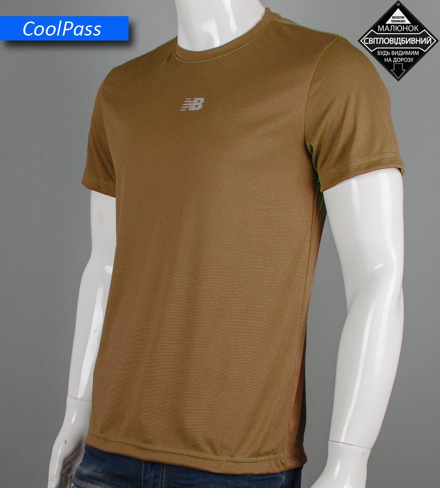 Футболка Coolpass New Balance Reflective 5515м (Уп.4шт M-XXL), Койот
