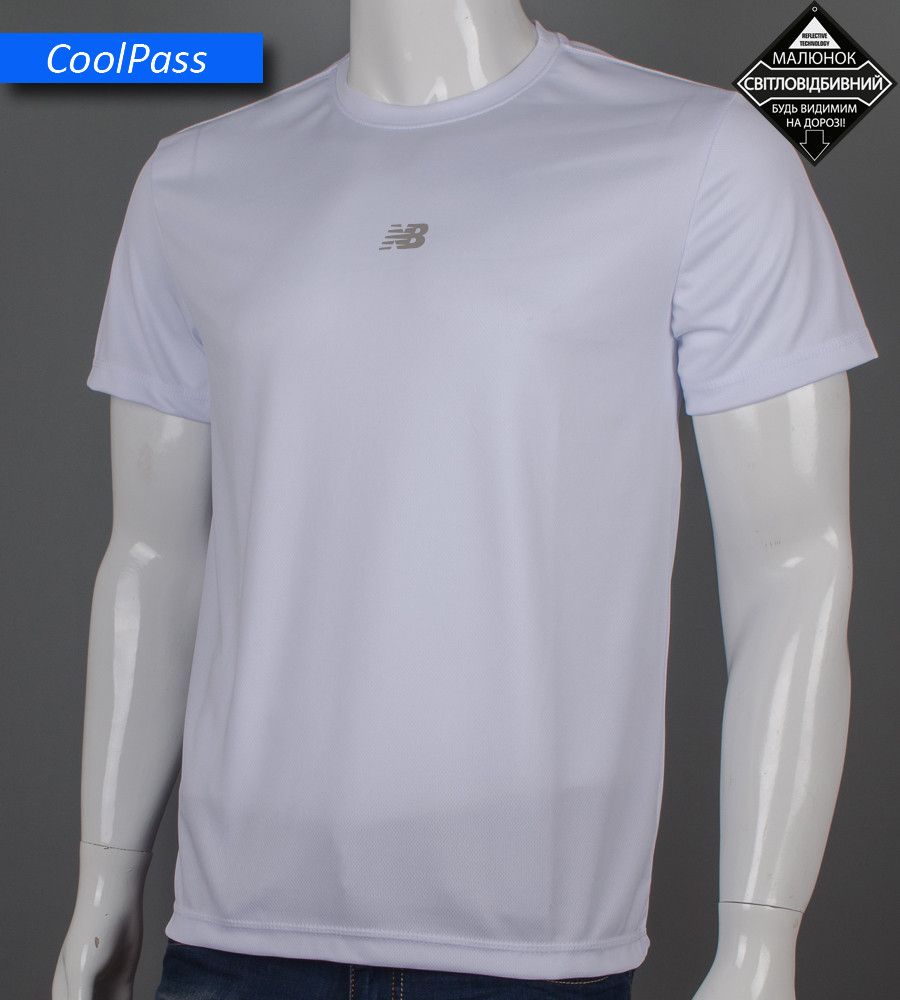 Футболка Coolpass New Balance Reflective 5515м (Уп.4шт M-XXL), Білий