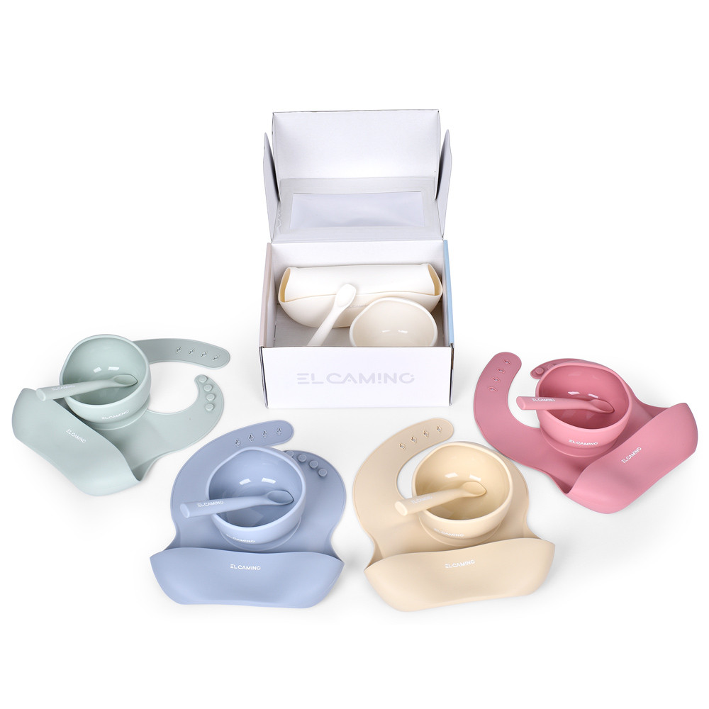 Набір силіконового посуду EL CAMINO 3 предмети 5 кольорів ME 1173-1 Mix, фото 1