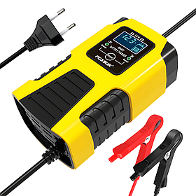 Автоматичний зарядний пристрій для акумулятора авто Foxsur 2A, 6-12V FBC061202D, розумна зарядка