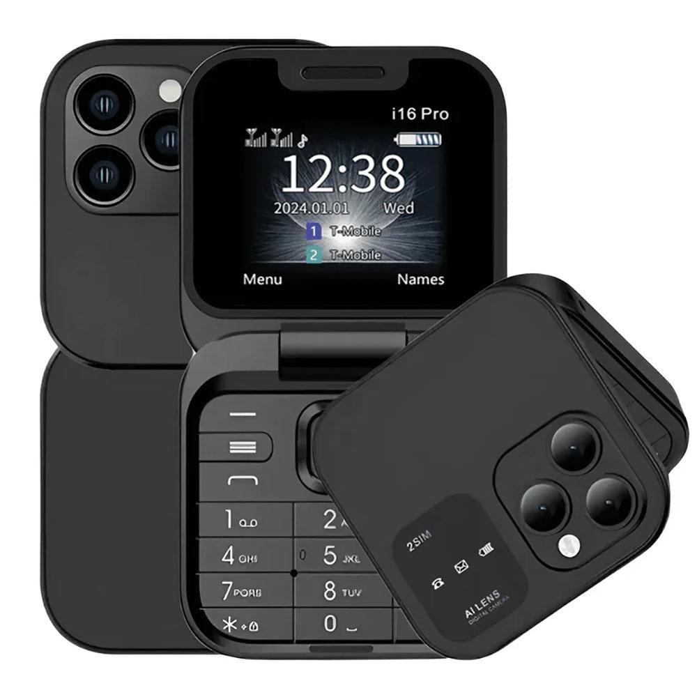 Мікро Мобільний телефон-кредитна картка Міні телефон Кардфон i16 pro (2 сім карти)