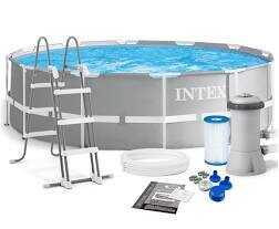 Intex Басейн каркасний 26720 NP (1) сходи, насос-фільтр, в коробці