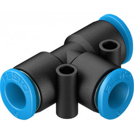 Цанговий фітинг Т-подібний під трубку 12, фото 1