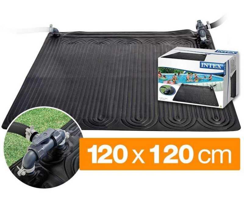 Intex Килимок 28685 (3) 120х120см, нагрівач для води від сонця Solar Heating Mat, шланг 32мм