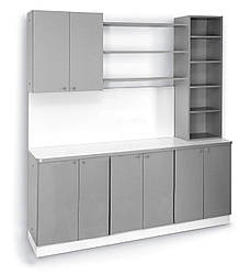 Перукарська лабораторія для салону краси меблі - пенал для перукарів VM505