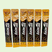 AnimAll Cat Snack Creme зі смаком курки та креветок рідкі ласощі для котів і кошенят (6 стіків х 15 г), фото 2