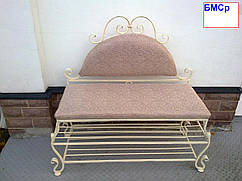 Ковані диванчики зі спинками - БМСр