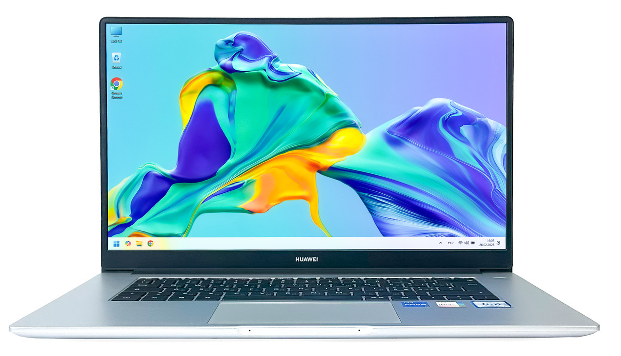 Ноутбук Huawei MateBook D15: Core i5-1135G7 / RAM 8 ГБ / SSD 256 ГБ / Intel® Iris® Xe Graphics / 15.6"