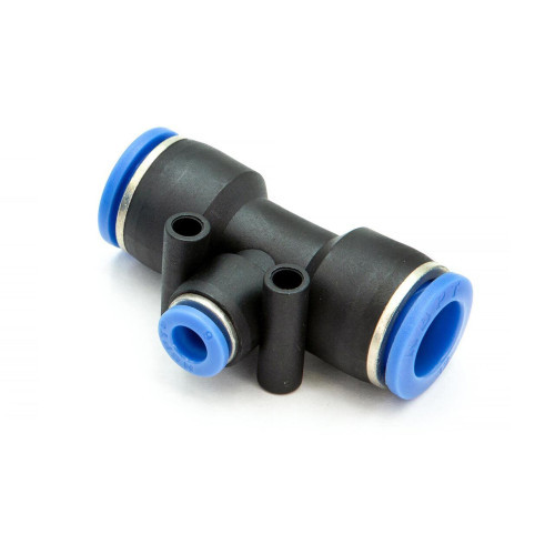 Цанговий фітинг Т-подібний перехідний під трубку 8-6-8