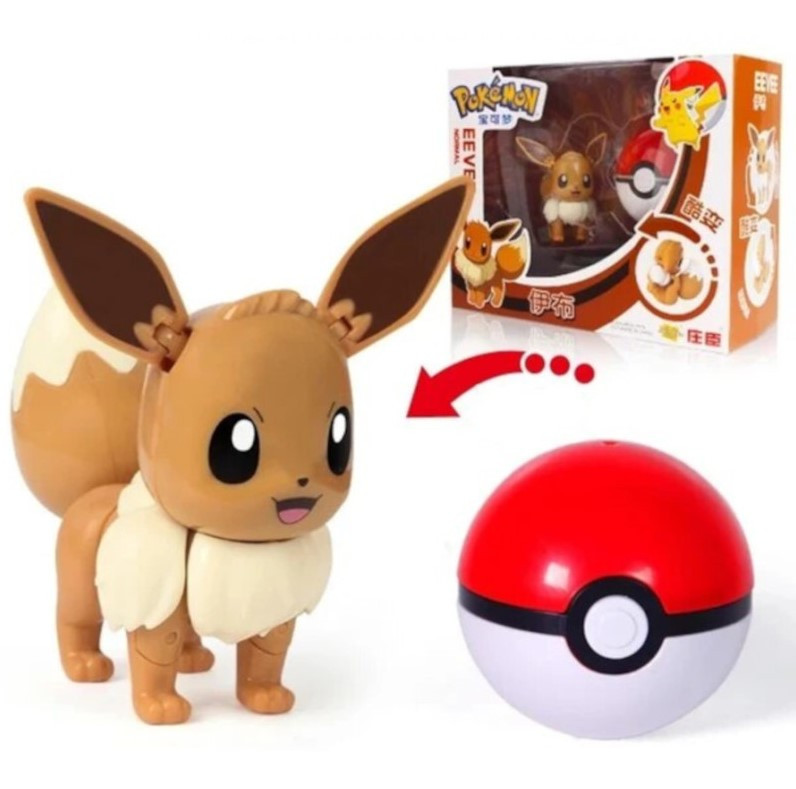Покебол Покемон EEVEE Іві Pokemon GO куля з фігуркою-трансформером