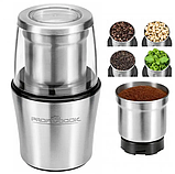 Роторна, електрична, ножова кавомолка ProfiCook PC-KSW N 1021 (+подрібнювач, 200Вт, Німеччина), фото 4