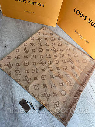 Хустка Louis Vuitton тонкий кашемір, фото 4
