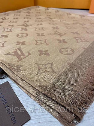 Хустка Louis Vuitton тонкий кашемір, фото 5