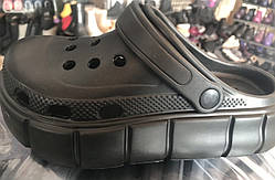 Крокcи жіночі на платформі чорного кольору.  Розмір 36,38,40.