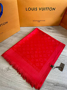 Палантин Louis Vuitton червоний