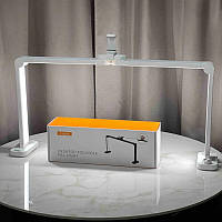 Безтіньова настільна лампа трансформер F-800E, біла