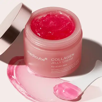 Зволожувальний гель-желе з колагеном Medicube Collagen Jelly Cream, 50 мл, фото 3