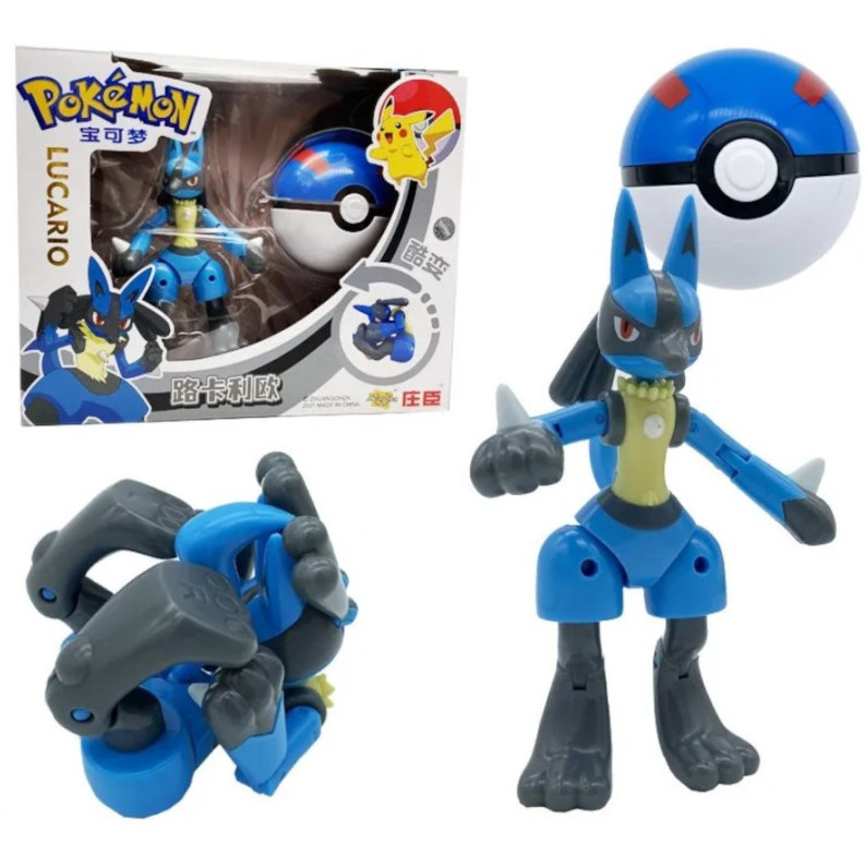 Покебол Покемон Lucario куля з фігуркою-трансформером Pokemon GO