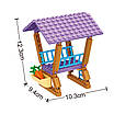 Захоплюючий конструктор для дитячої творчості Затишний дворик 413 деталей Альтанка фігурки Халабуда на дереві, фото 6