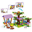 Захоплюючий конструктор для дитячої творчості Затишний дворик 413 деталей Альтанка фігурки Халабуда на дереві, фото 4